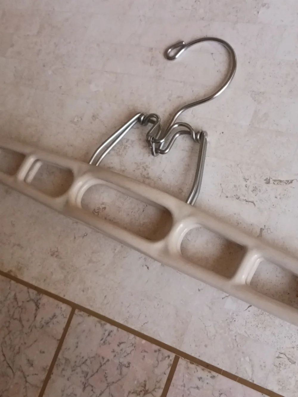 Vintage- Heavy Duty Locking Pants Hangers,,set of 2.....New,,see Description